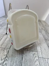 2006 Wonder Bread Sandwich Holder Container Interstate Bakeries Red Blue Yellow