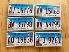 Bulk Lot of 100 Good Condition Illinois License Plates