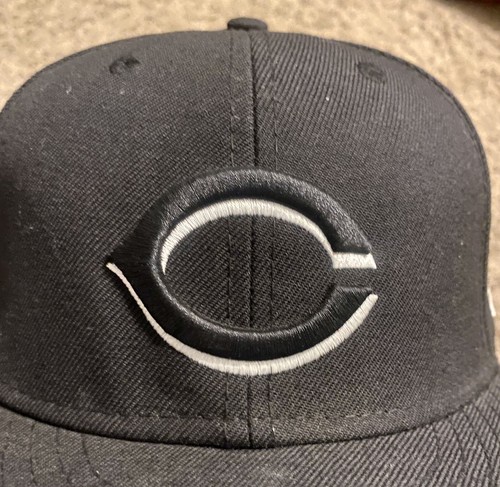 Cappello berretto Cincinnati Reds nero bianco nuova era 59 FIFTY aderente taglia 7 1/2 - Foto 2 di 7