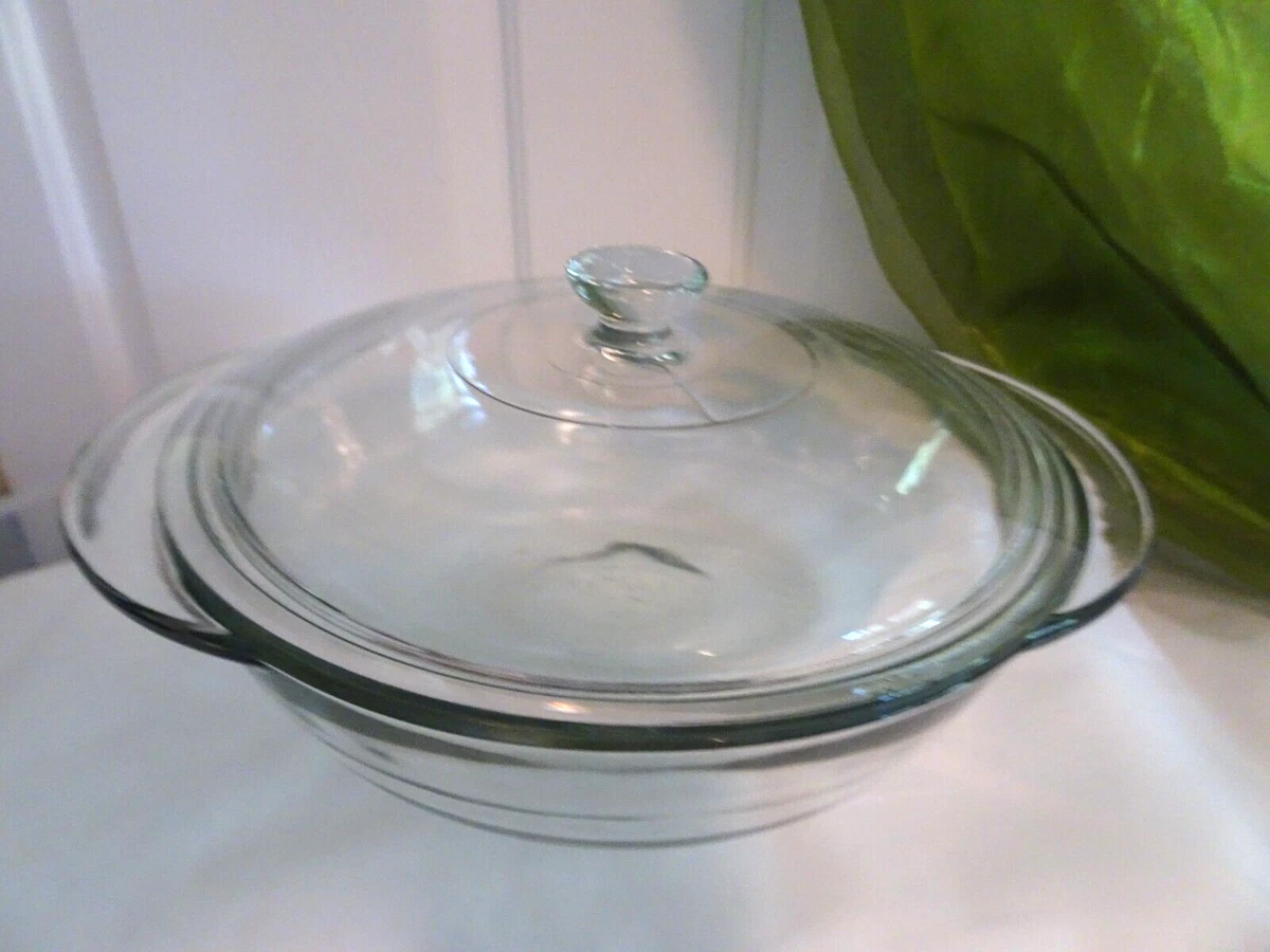 Round Ceramic Casserole Dish With Lid, 2 Sizes 