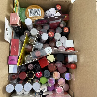 Grab Bag Of Lipstick, Lip Balm, And Lip Treatment. Set Of 5 Different Items