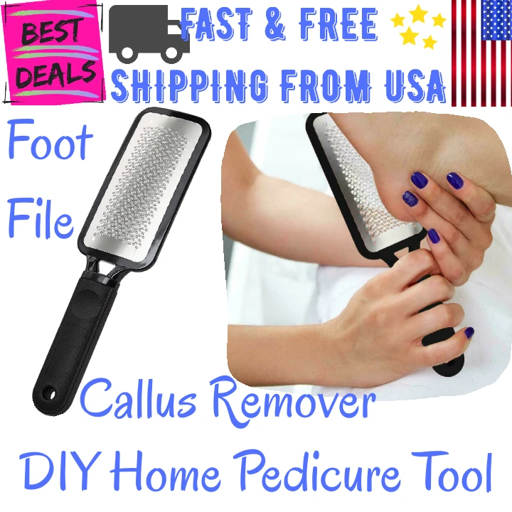 3 Pieces Colossal Foot Files Kit Foot Scrubber Foot Rasp and Double-Sided  Heel File Pedicure Tools Callus Remover Stainless Steel Foot Grater for  Dead Skin Professional 3 X Foot Files&rasp