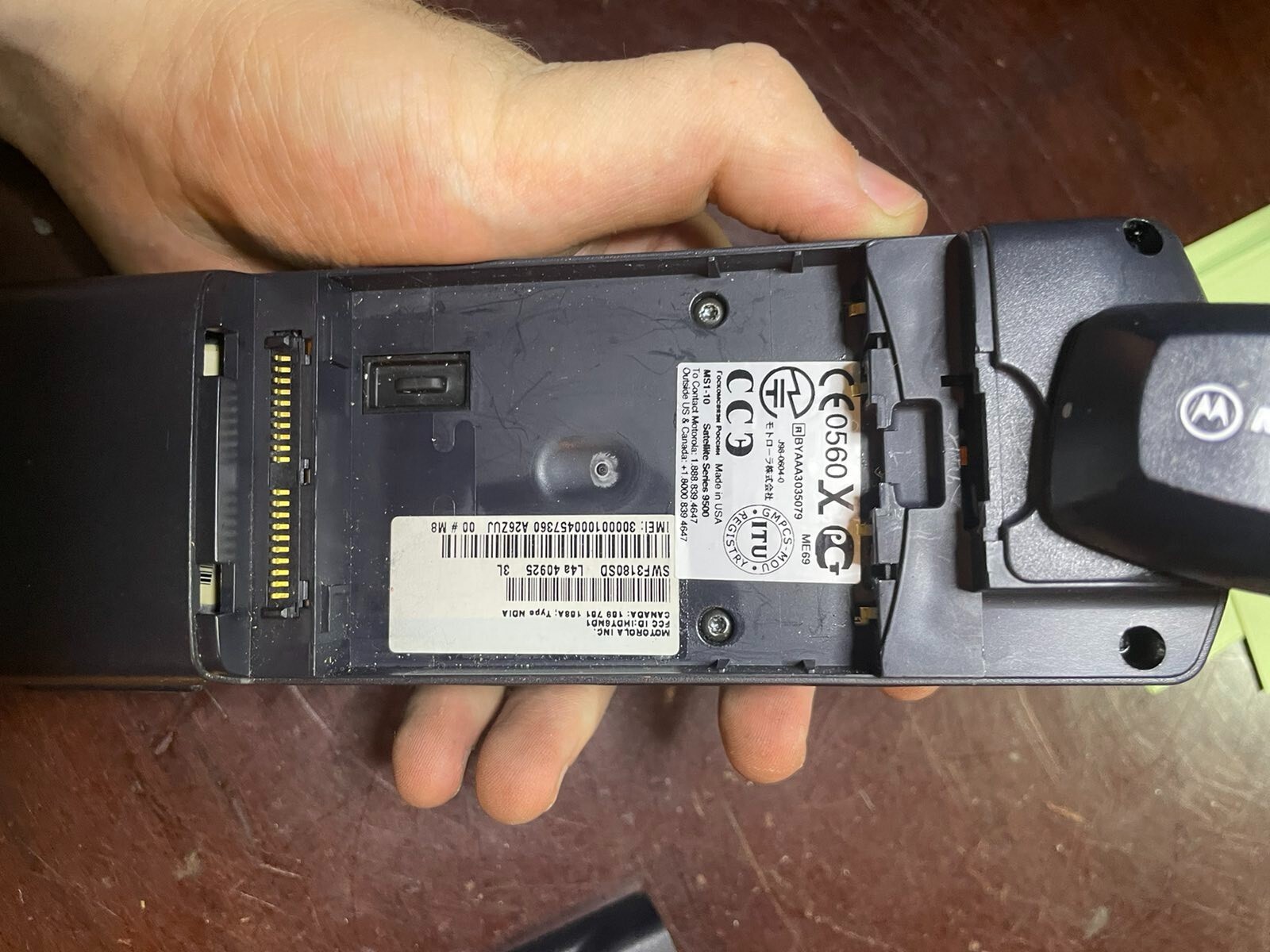 Motorola Iridium 9500 Satellite Phone eBay