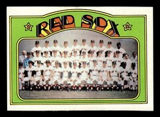 Boston Red Sox 1972 Topps #328 Team Card Red Sox Vg-Ex