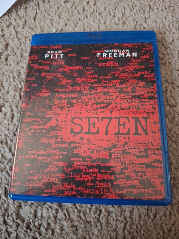 Seven (Blu-ray, 1995) David Fincher, Brad Pitt Thriller Special Edition 