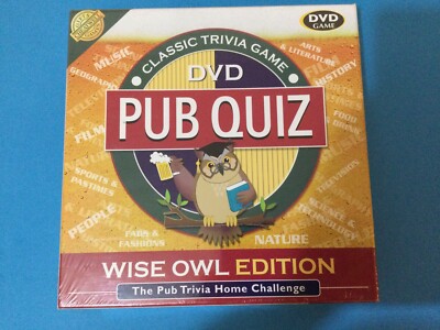 Cheatwell Games Pub Quiz Wise Owl Edition DVD Pub Quiz Neu & Versiegelt
