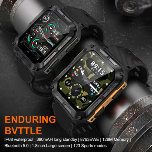 Njord Gear Smartwatch - Waterproof Fitness Tracker w/ GPS Heart Rate Monitor - Picture 5 of 23