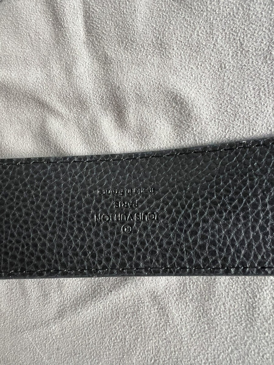 Louis Vuitton LV Initiales Belt - Black | eBay