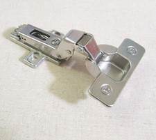 NEW Salice 2P6 Cabinet Door Hinges, Half Overlay w/ H02 Clip-On Mounting Plate
