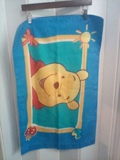 Winnie the Pooh Vintage Double Side Standard Pillow Case Lady Bugs Sun
