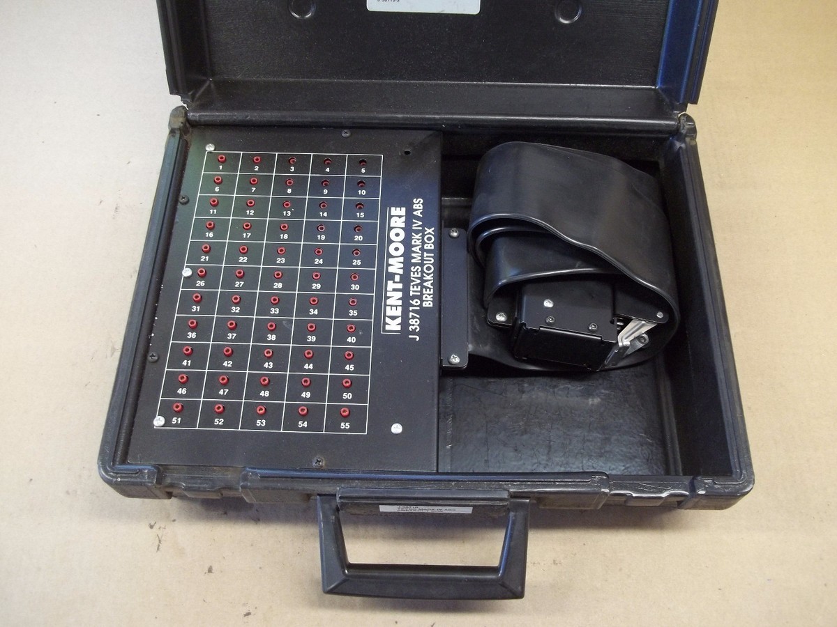 Kent Moore J-38716 Teves Mark IV ABS Breakout Box | eBay Kent Moore J-38716 Teves Mark IV ABS Breakout Box | eBay