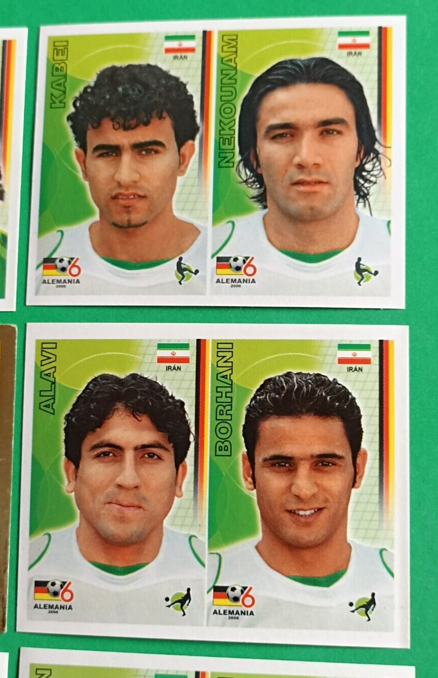 2006 Navarrete Germany World Cup FIFA VARIANT - E15 IRAN SOCCER TEAM Full