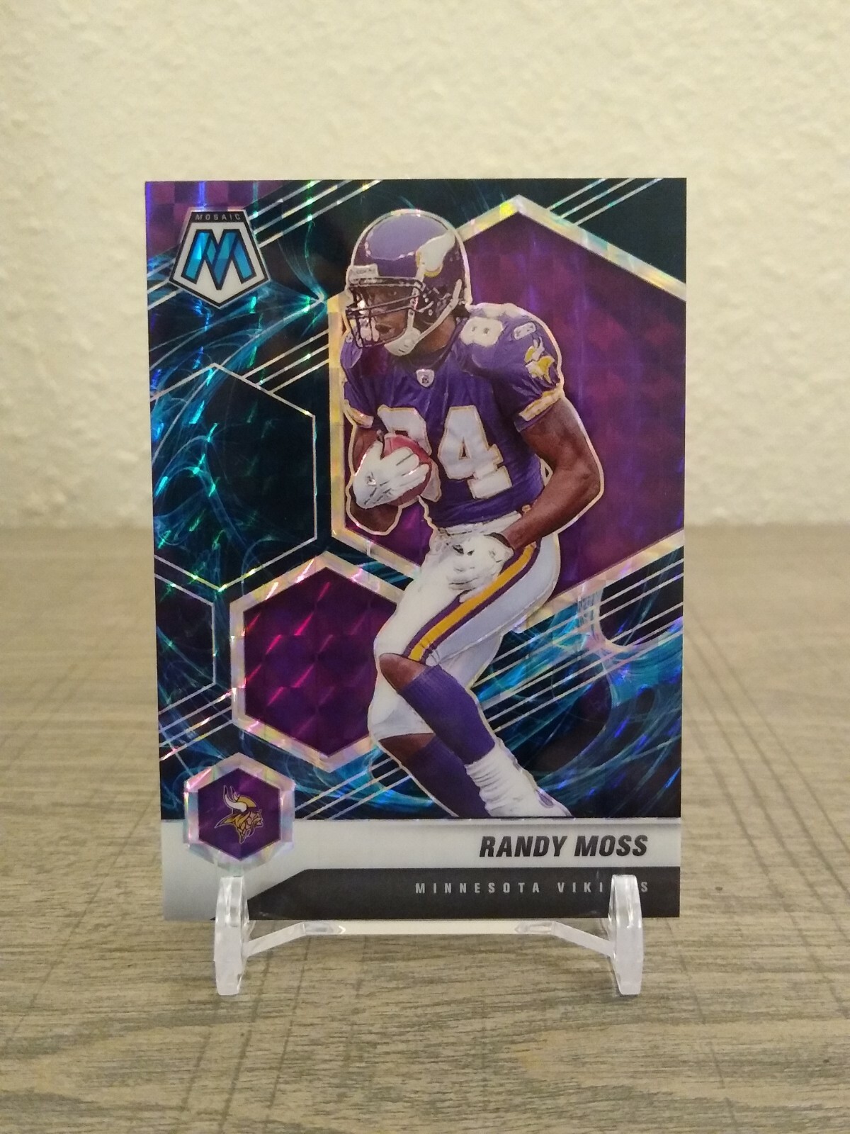 2021 NFL Mosaic Randy Moss Genesis #130