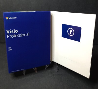 Microsoft Visio 2019 Professional Retail box.  Please Read Description