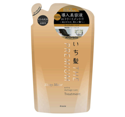 Kracie ICHIKAMI THE PREMIUM extra damage care Treatment Shiny Moist Refill 340g