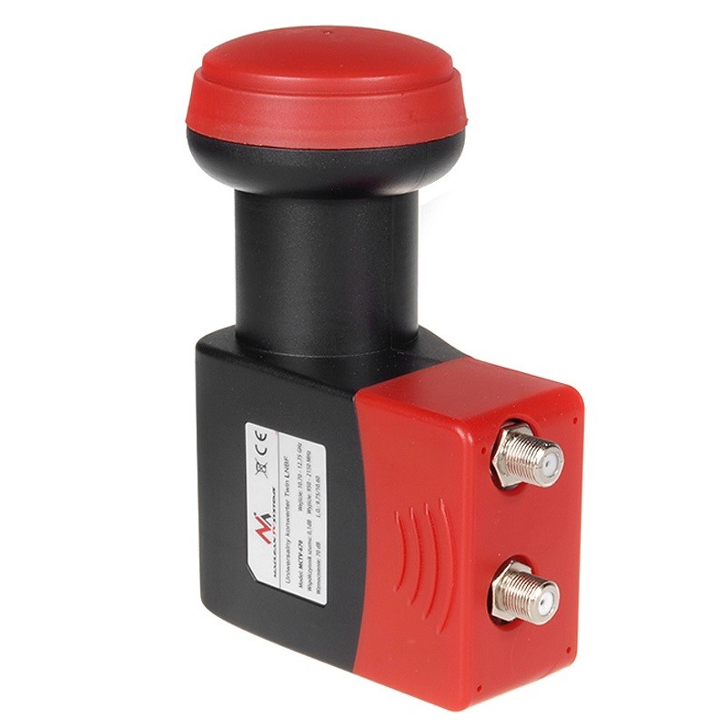 Convertitore Satellitare Duo Twin Rafforzato LNB  MCTV-670 Maclean