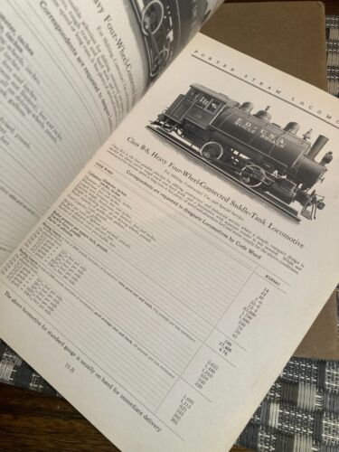 Porter Steam Locomotives - Light & Heavy: A Original 13th Edition Steam Catalog - Foto 23 di 24