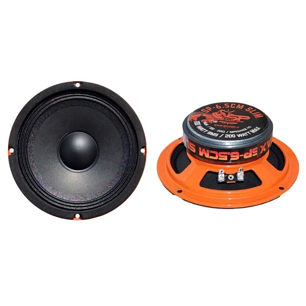 COPPIA MIDRANGE SP AUDIO SP6.5CM-SLIM Altoparlanti 165 mm 96 db spl  auto