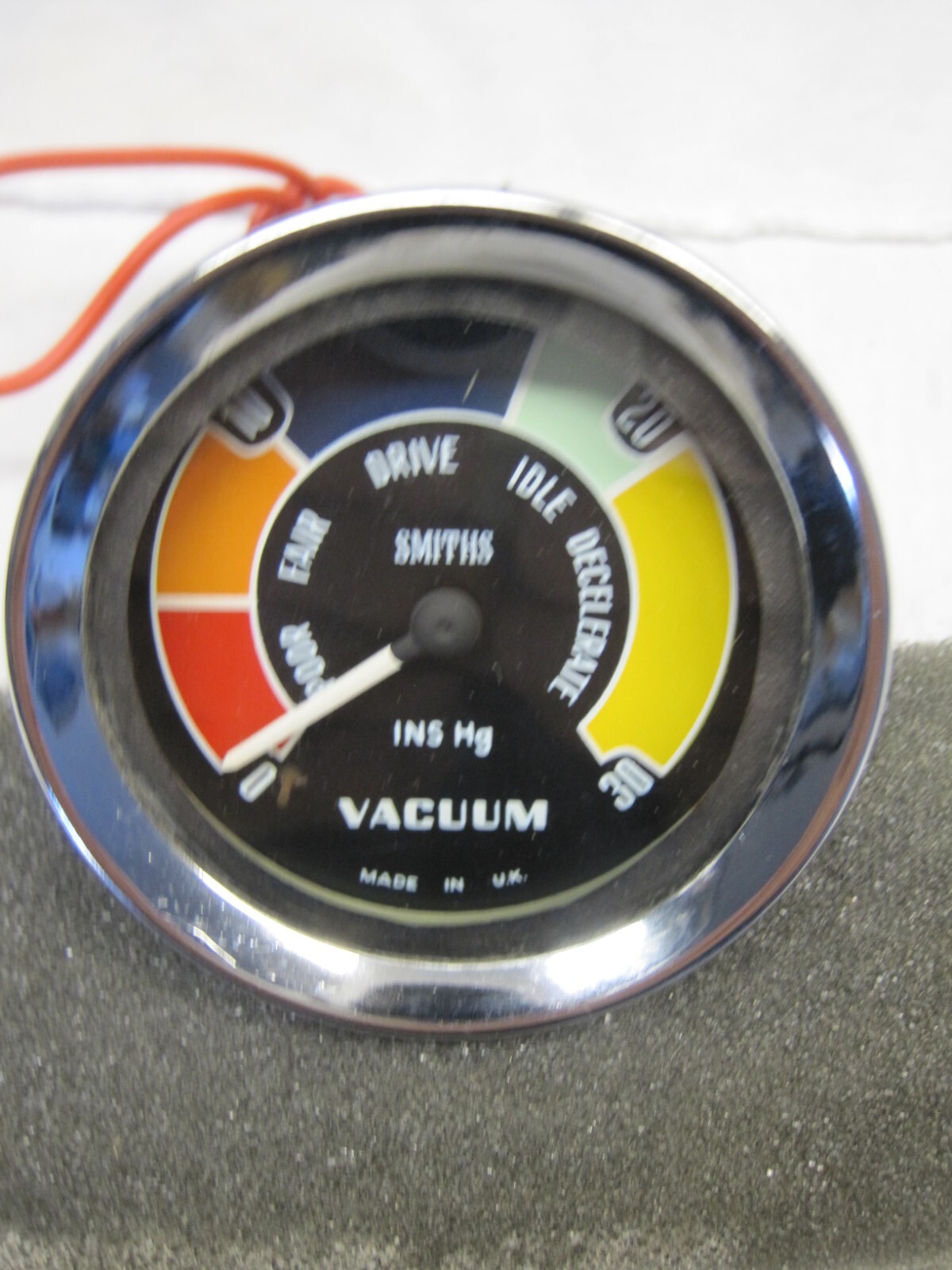 SMITHS VACUUM GAUGE, CLASSIC ORIGINAL, LITTLE USED and IN EXCELLENT CONDITION. eBay