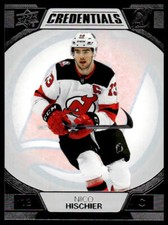 2022-23 Upper Deck Credentials Nico Hischier #50