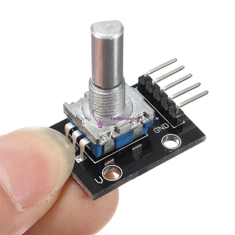 2/5/10PCS KY-040 Rotary Encoder Module 360 Degrees Rotary Code Module - Photo 3/4