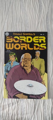 Cb21~comic book~rare border worlds issue #3 kitchen sink comics