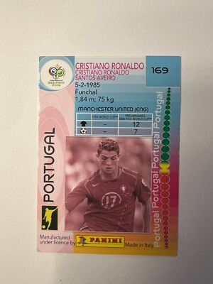 2006 Panini World Cup Germany - Cristiano Ronaldo - Portugal
