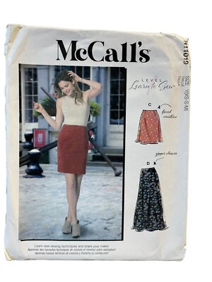 McCalls Sewing Pattern 8068 R11019 Skirt Misses Size XS-M