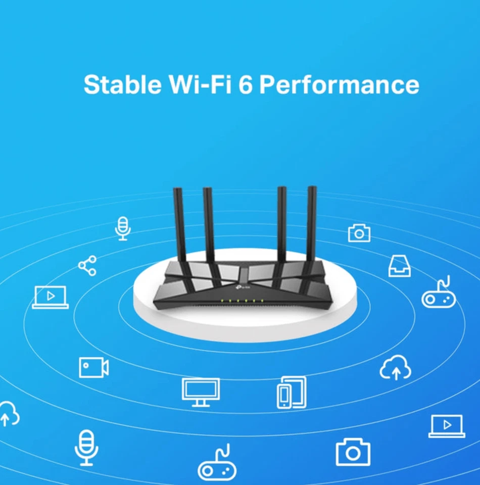 TP-Link Archer AX10 Dual Band 300Mbps/ 1.2Gbps Wi-Fi 6 Router, TPLink ARCHERAX10 Foto 3 de 4