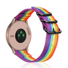 For Garmin Vivoactive 3 / Vivomove HR / Forerunner 645 Music 20mm Nylon Band USA