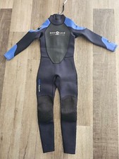 Aqua Lung Sport Quantum Stretch 3mm Full Wetsuit Black/Blue Youth Size XXL