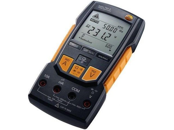 Testo 760-2 0590 7602 Digitaler Multimeter Vdc: 0,1M-600V Vac: 0,1M-600V True Rm-image