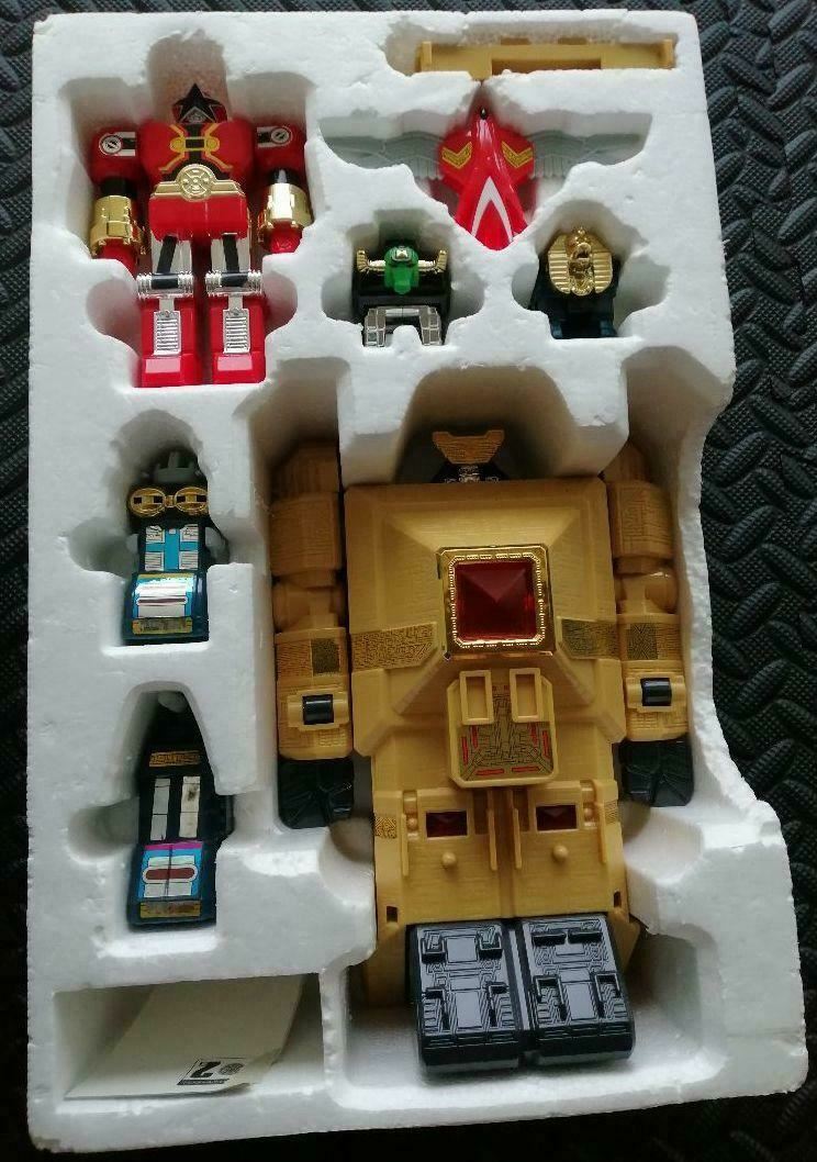 Power Rangers Zeo Ohranger Pladera King Pyramidas Megazord Set