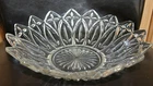 VINTAGE FEDERAL PETAL CRYSTAL 10 3/8" SERVING - VEGGIE BOWL  - PRETTY!