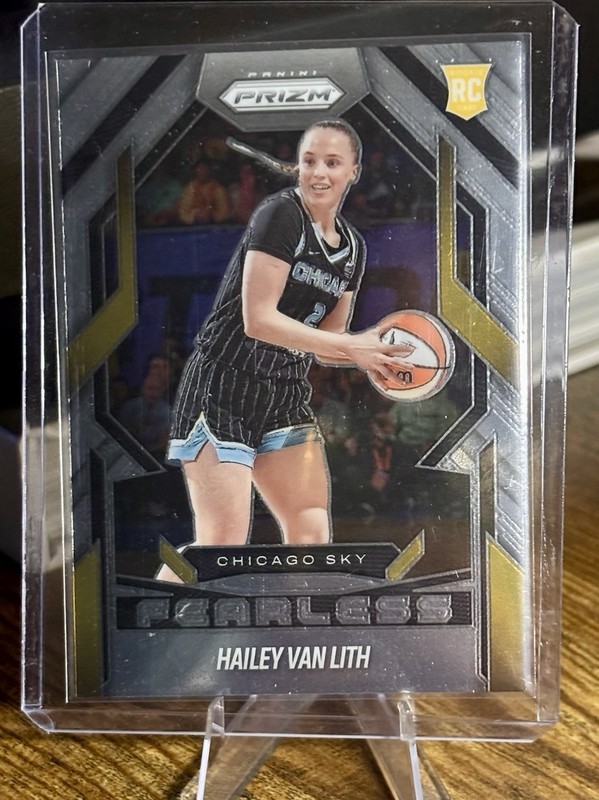 2025 Panini Prizm WNBA Hailey Van Lith Fearless Insert Rookie Card
