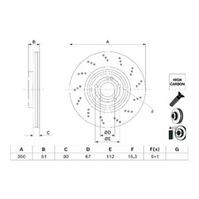2x Bremsscheibe vorne für Mercedes CLA C118 X118 GLA H247 GLB X247 id57082 2x Bremsscheibe vorne für Mercedes CLA C118 X118 GLA H247 GLB X247 id57082