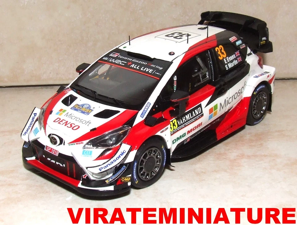 TOYOTA YARIS WRC WINNER RALLYE DE SUEDE 2020 ELFYN EVANS SPARK S6568 AU 1/43 - Photo 1/1