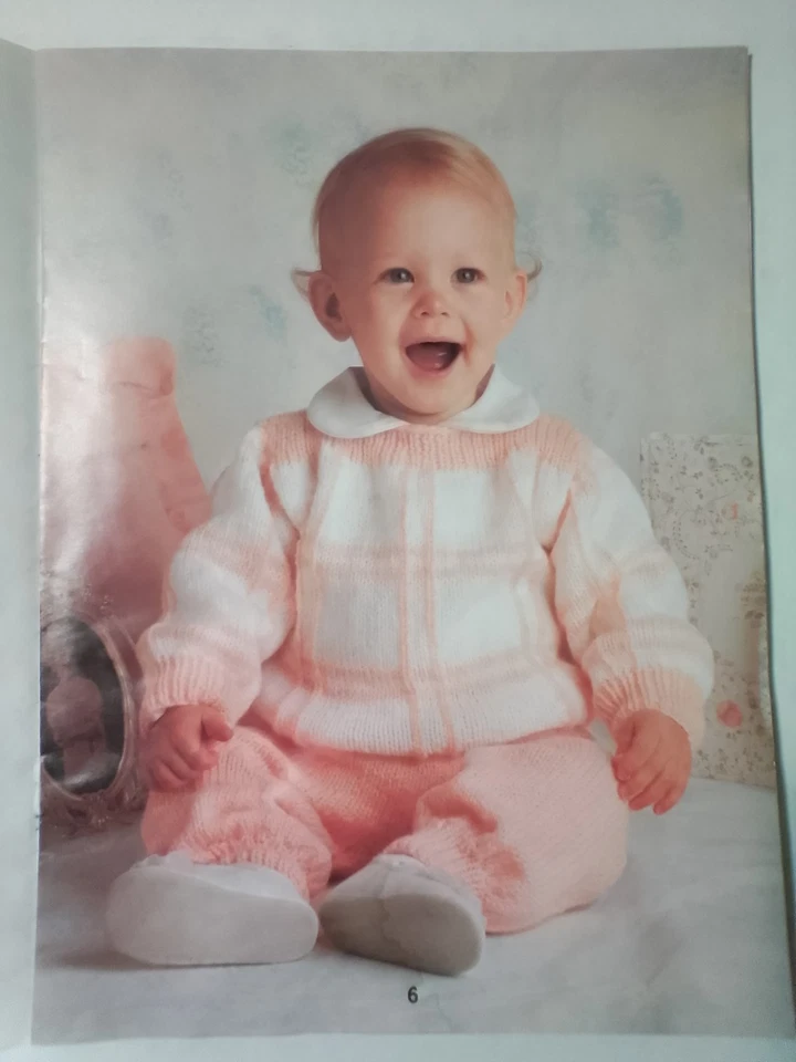 ADORABLE BABIES 3 ~ 7 Knitting Designs Carole Prior ~ Leisure Arts Booklet #935 - Image 4 of 4