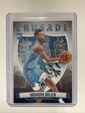 2023-24 Panini Phoenix - Crusade Brandon Miller #18 White Lazer Phoenix /150...