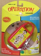 Mini Operation Game Carabiner by Hasbro/Basic...
