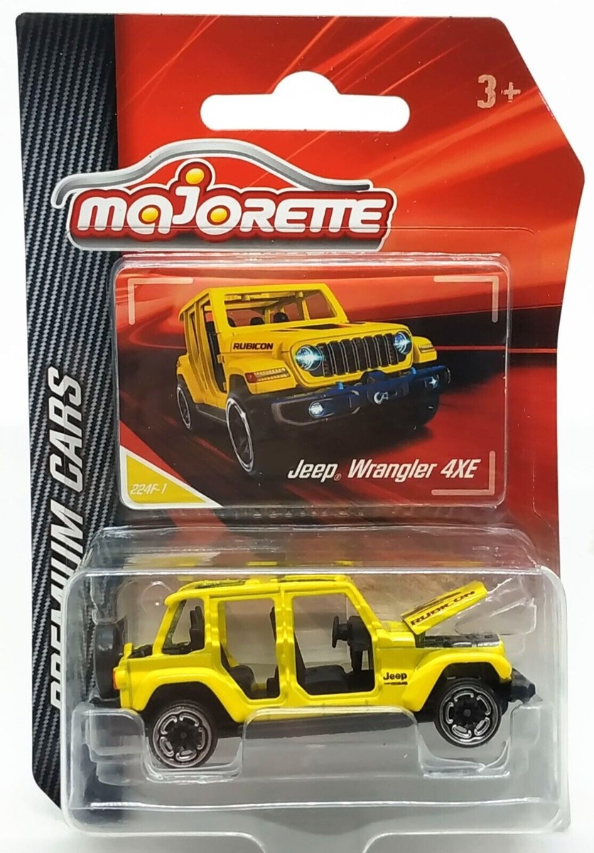 Majorette Premium Cars Jeep Wrangler Rubicon 4XE Yellow 224F 1:64