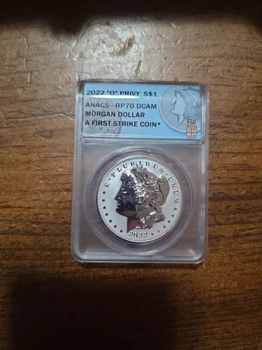 2022 Fiji Morgan O Privy Silver Dollar S$1 Early Releases - NGC REVERSE PF 70