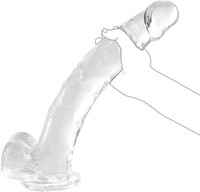 Riesiger Realistischer Gelee Dildo Mit Saugnapf, 37Cm Weicher Groß Penis Dildo