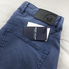 Peter Millar Crown Crafted Wayfare 5 Pocket Pants Riviera Blue 30x34 200