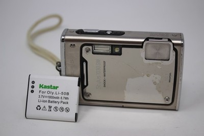 Olympus Stylus 1030 SW 10.1 MP Digital Camera Silver 3.6x Optical Wide Zoom READ