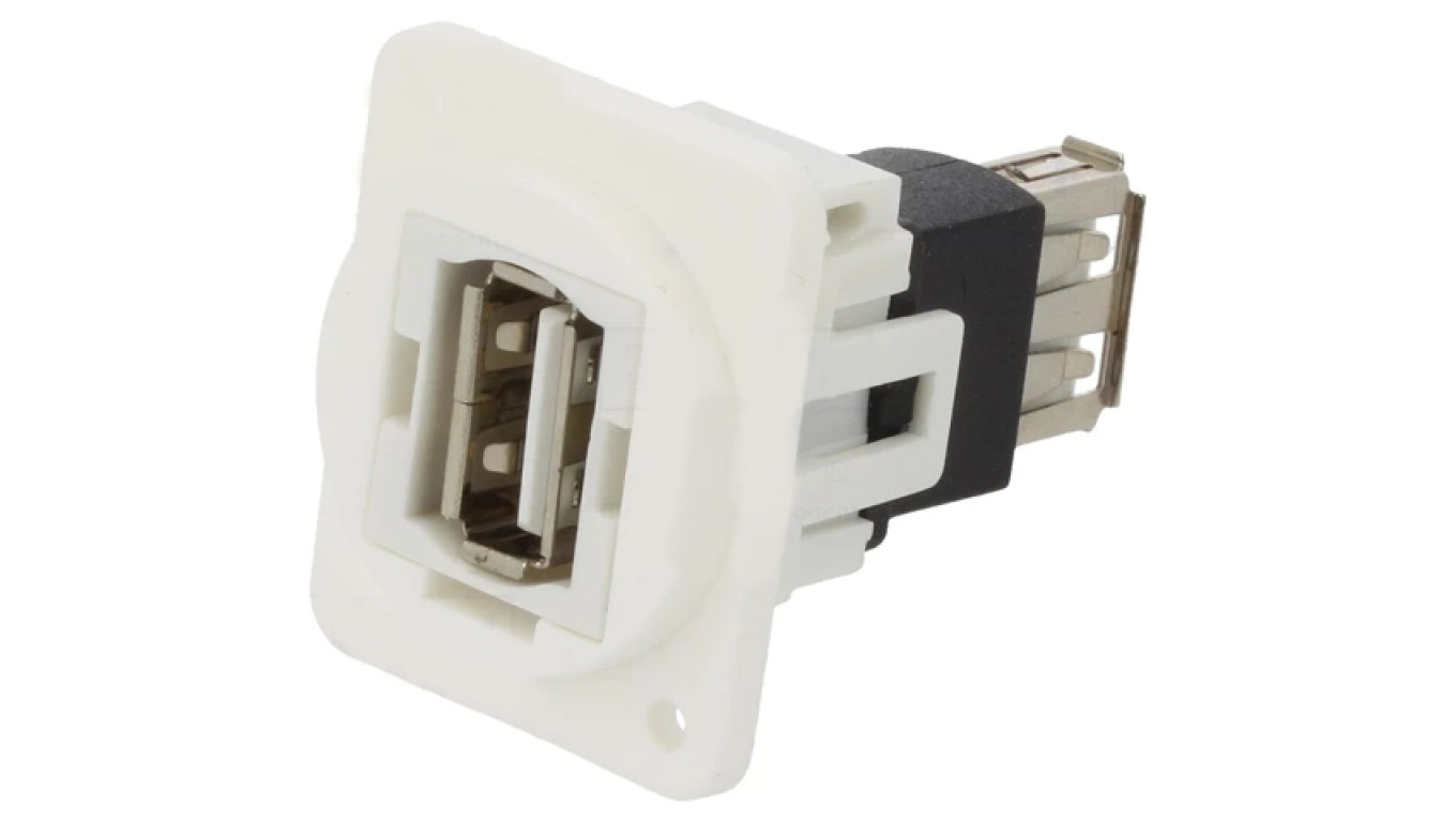 USB A-USB A 2.0 FT Connector Plastic 19x24mm CP30208NXW