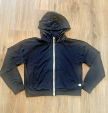 Vuori HALO Modern FZ Hoodie Black VW2064 Sweatshirt Sm 98 New