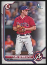 2022 Bowman Draft #BD-10 Blake Burkhalter  Atlanta Braves