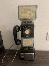 Vintage Automatic Electric Company Coin-operated Telephone. Untested Sold As-Is