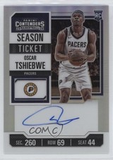 2023-24 Panini Contenders Rookie Ticket Premium Edition Oscar Tshiebwe Auto 03j5